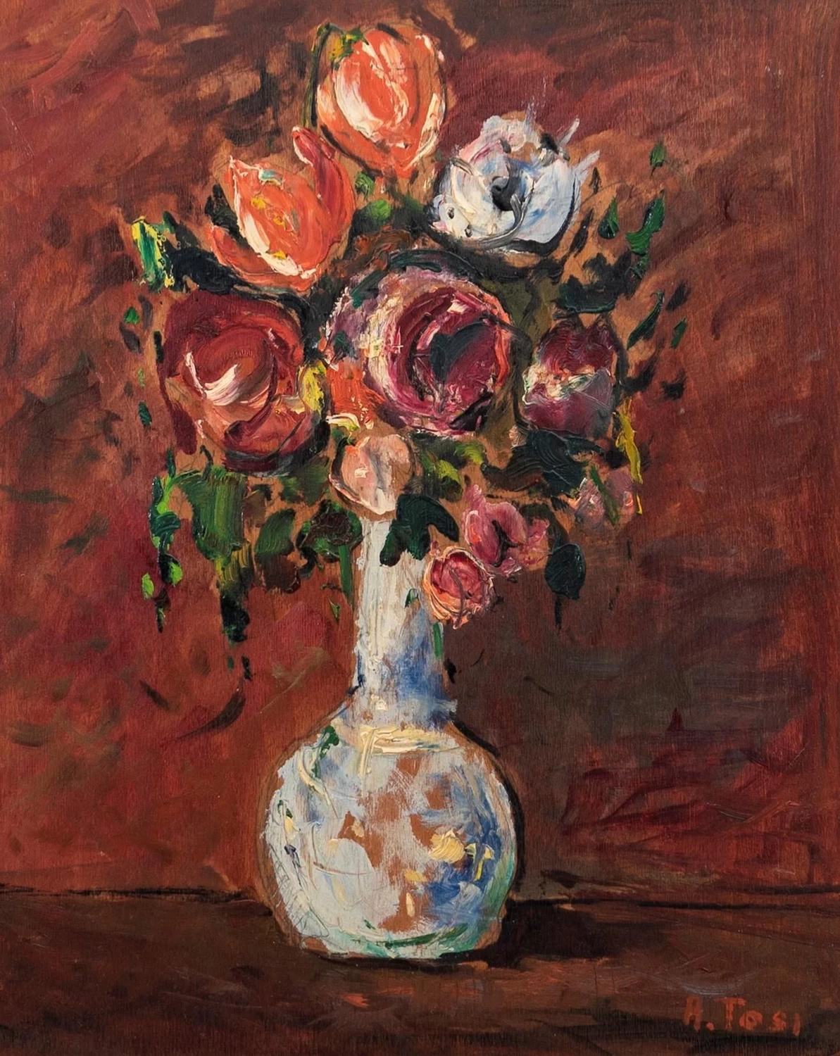 Natura morta con vaso di fiori